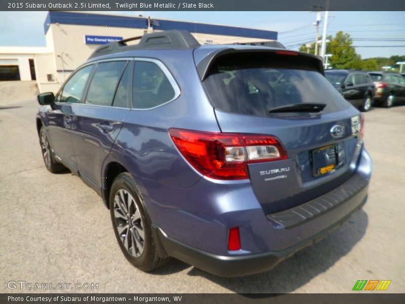 Twilight Blue Metallic / Slate Black 2015 Subaru Outback 2.5i Limited
