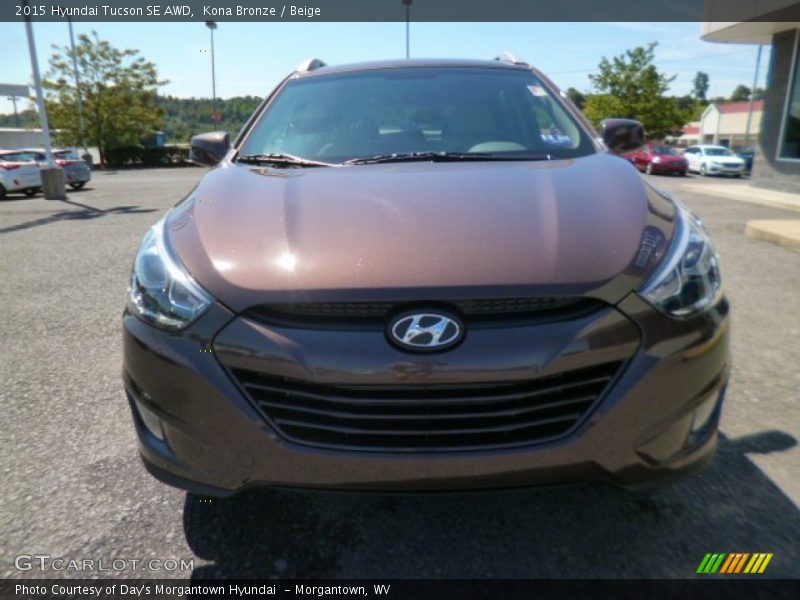 Kona Bronze / Beige 2015 Hyundai Tucson SE AWD