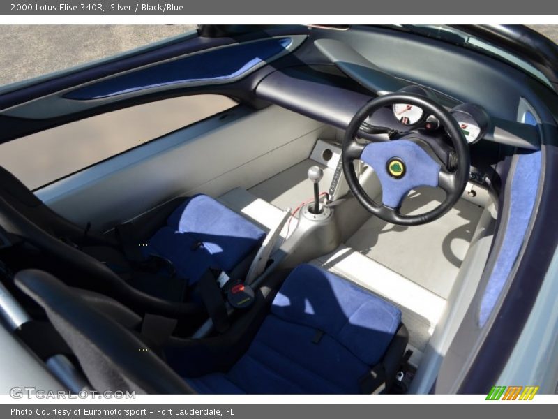  2000 Elise 340R Black/Blue Interior