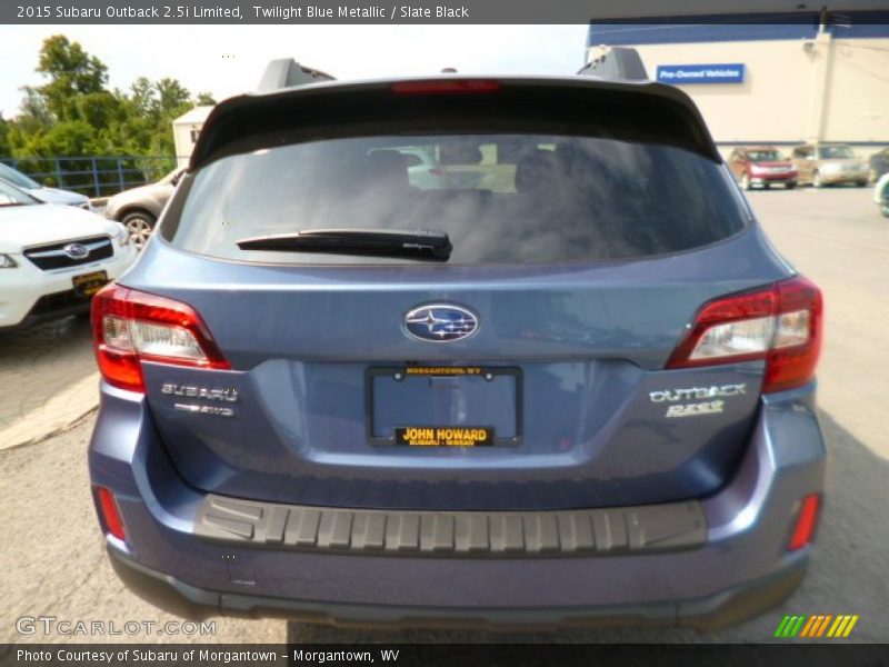 Twilight Blue Metallic / Slate Black 2015 Subaru Outback 2.5i Limited