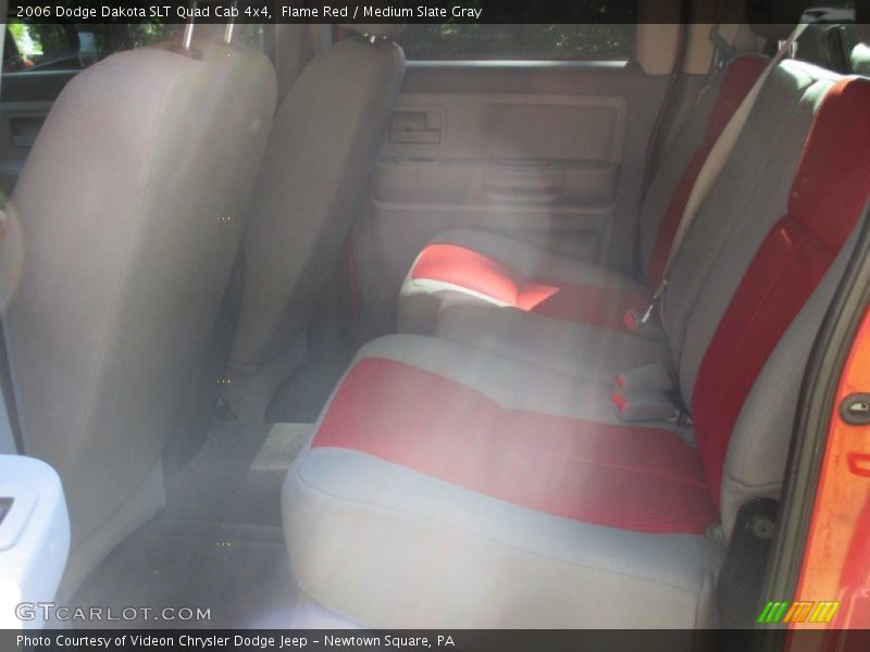Flame Red / Medium Slate Gray 2006 Dodge Dakota SLT Quad Cab 4x4