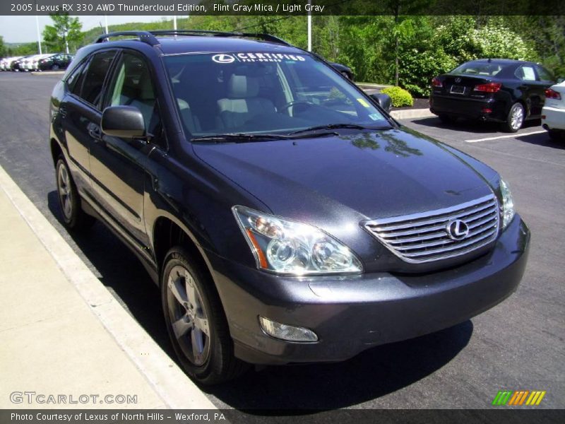 Flint Gray Mica / Light Gray 2005 Lexus RX 330 AWD Thundercloud Edition