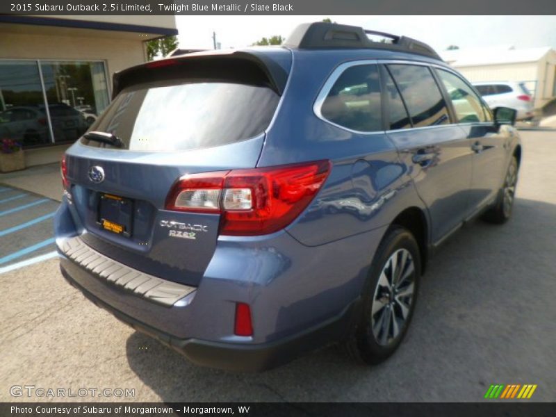 Twilight Blue Metallic / Slate Black 2015 Subaru Outback 2.5i Limited