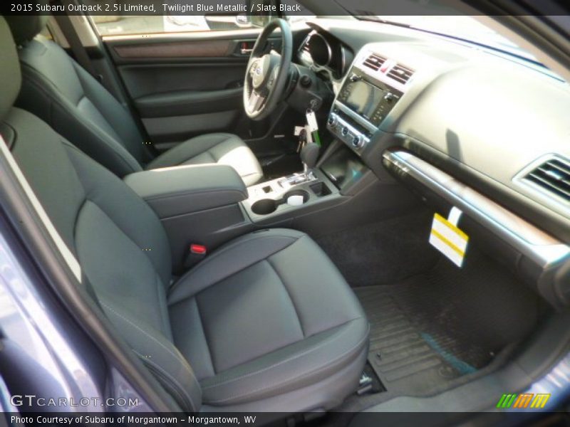 Twilight Blue Metallic / Slate Black 2015 Subaru Outback 2.5i Limited