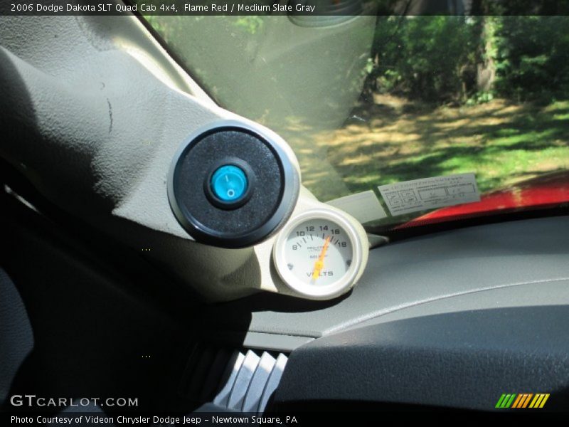 Flame Red / Medium Slate Gray 2006 Dodge Dakota SLT Quad Cab 4x4