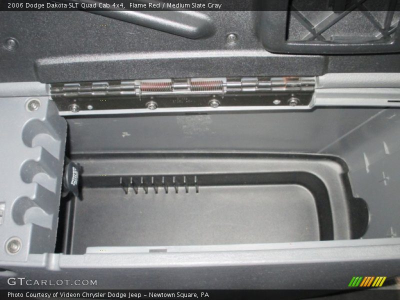 Flame Red / Medium Slate Gray 2006 Dodge Dakota SLT Quad Cab 4x4