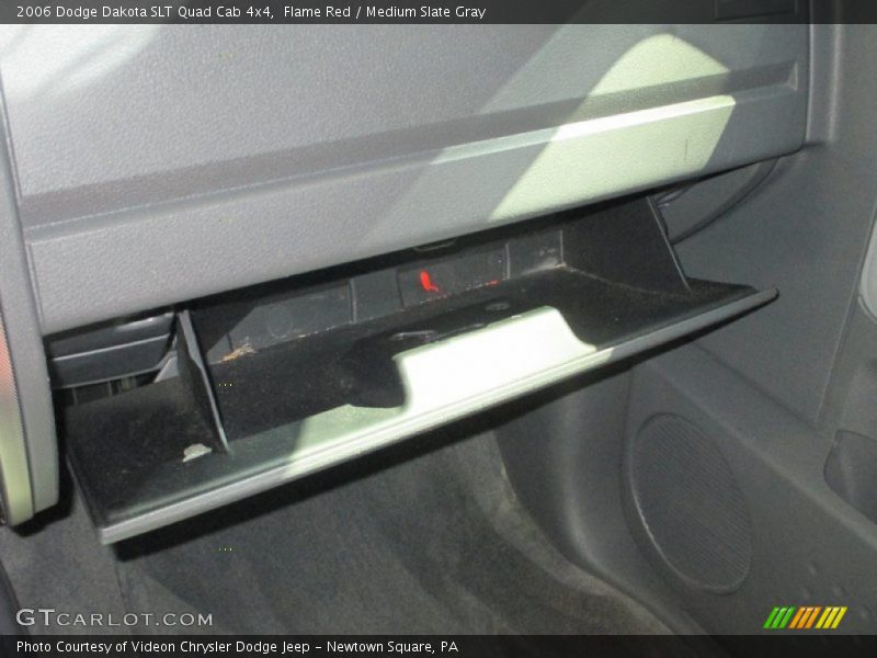Flame Red / Medium Slate Gray 2006 Dodge Dakota SLT Quad Cab 4x4