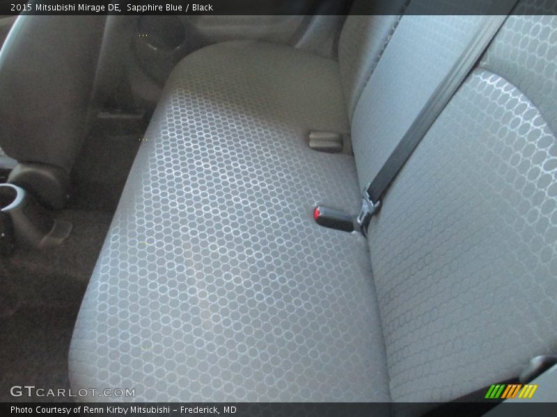Sapphire Blue / Black 2015 Mitsubishi Mirage DE