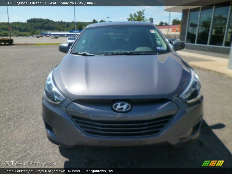 Shadow Gray / Black 2015 Hyundai Tucson GLS AWD