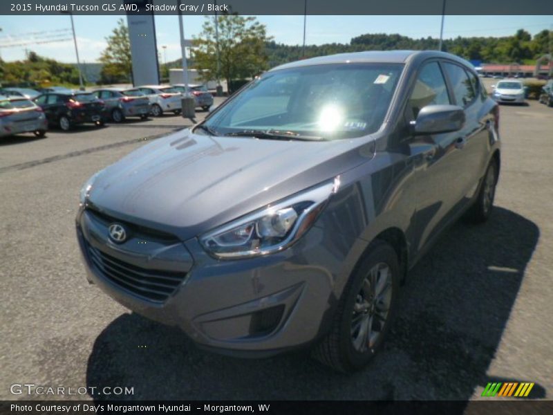 Shadow Gray / Black 2015 Hyundai Tucson GLS AWD