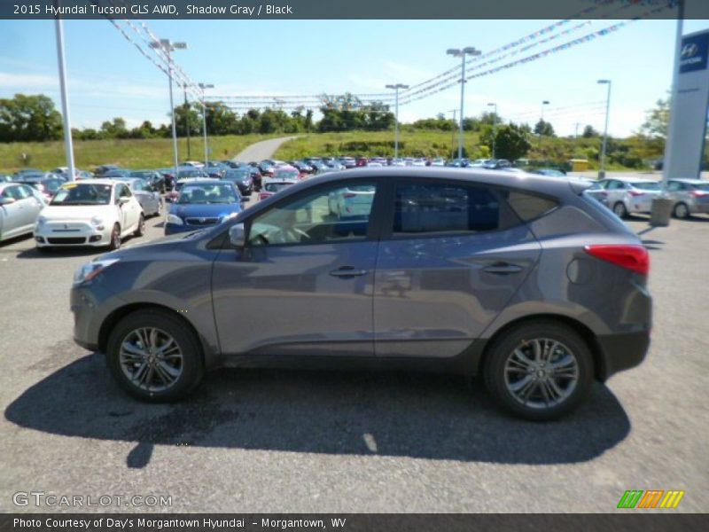 Shadow Gray / Black 2015 Hyundai Tucson GLS AWD