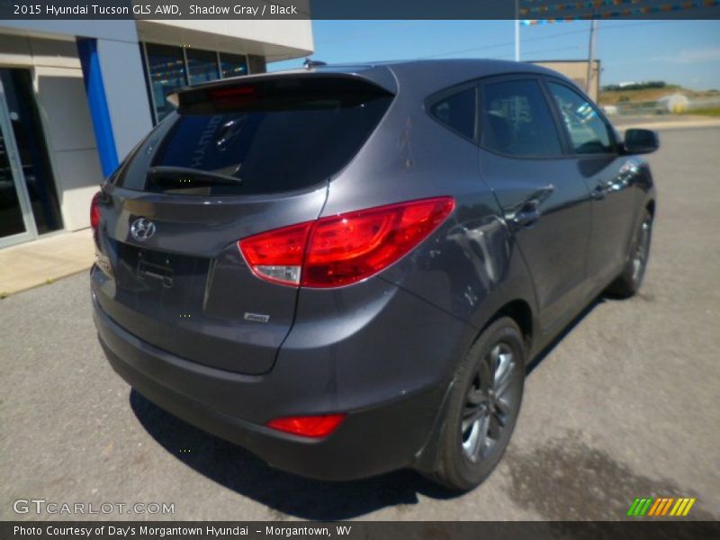 Shadow Gray / Black 2015 Hyundai Tucson GLS AWD