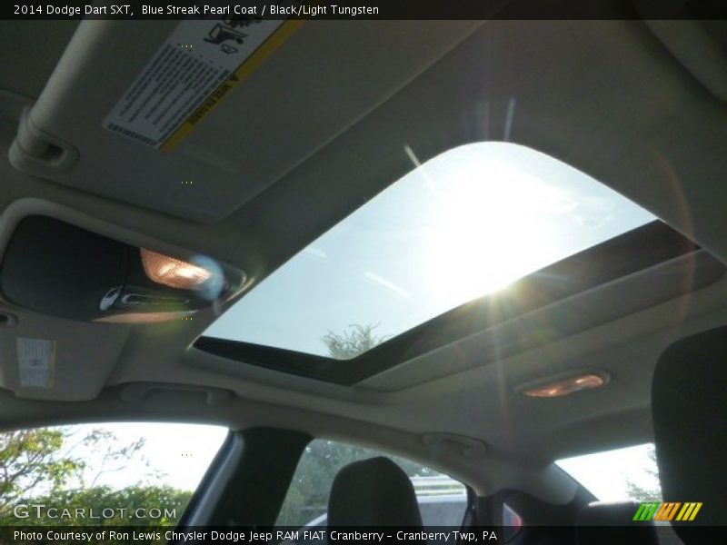 Blue Streak Pearl Coat / Black/Light Tungsten 2014 Dodge Dart SXT