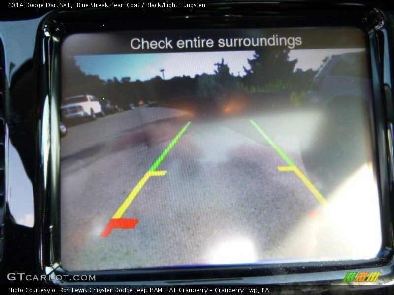 Blue Streak Pearl Coat / Black/Light Tungsten 2014 Dodge Dart SXT