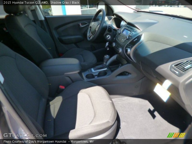 Shadow Gray / Black 2015 Hyundai Tucson GLS AWD