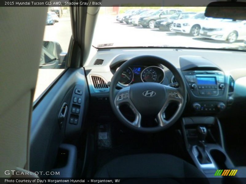 Shadow Gray / Black 2015 Hyundai Tucson GLS AWD