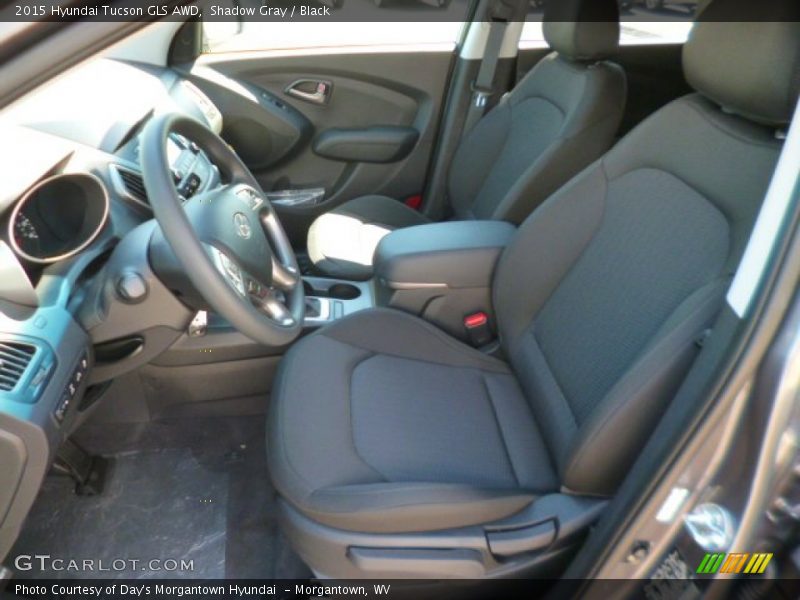Shadow Gray / Black 2015 Hyundai Tucson GLS AWD