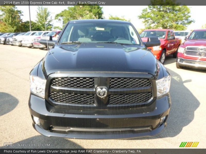 Black / Black/Diesel Gray 2014 Ram 1500 Express Crew Cab 4x4