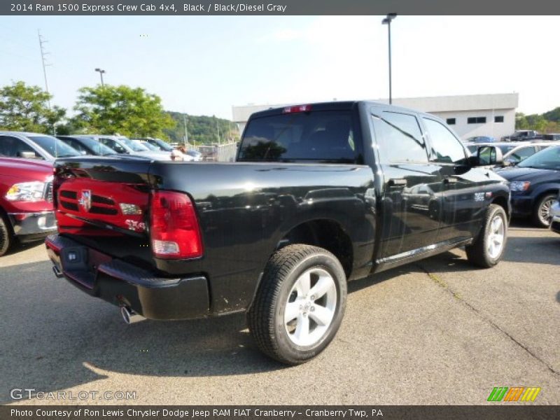 Black / Black/Diesel Gray 2014 Ram 1500 Express Crew Cab 4x4