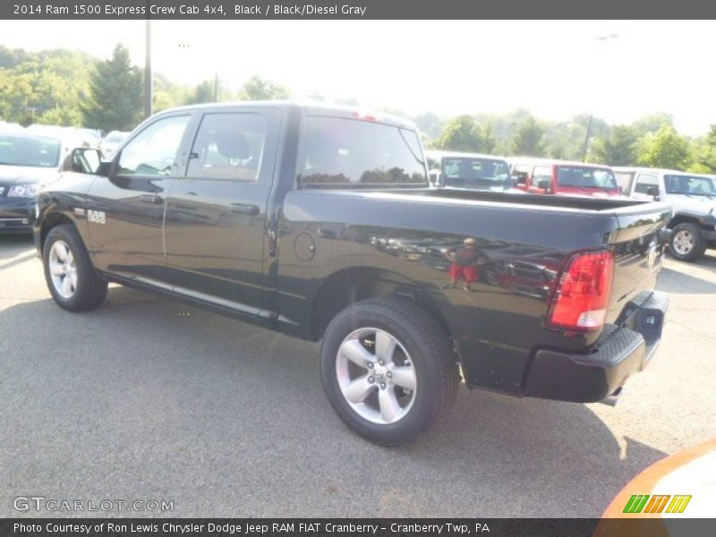Black / Black/Diesel Gray 2014 Ram 1500 Express Crew Cab 4x4