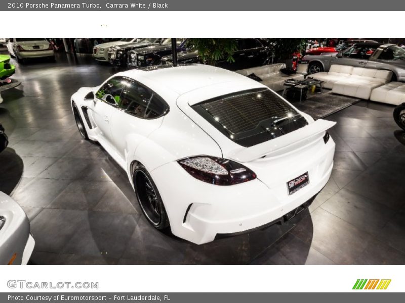 Carrara White / Black 2010 Porsche Panamera Turbo