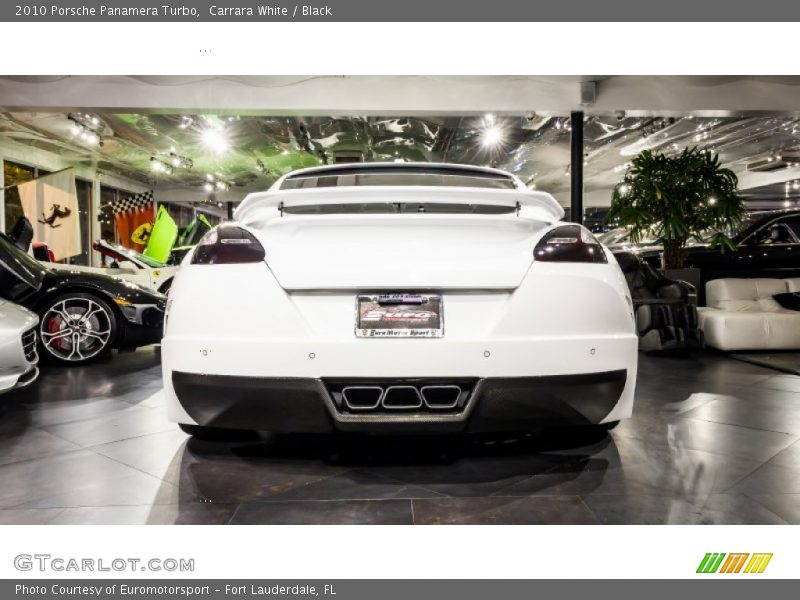 Carrara White / Black 2010 Porsche Panamera Turbo