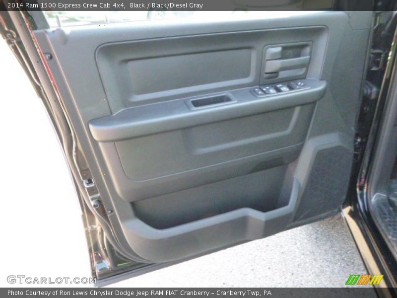 Black / Black/Diesel Gray 2014 Ram 1500 Express Crew Cab 4x4