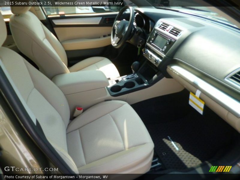 Wilderness Green Metallic / Warm Ivory 2015 Subaru Outback 2.5i
