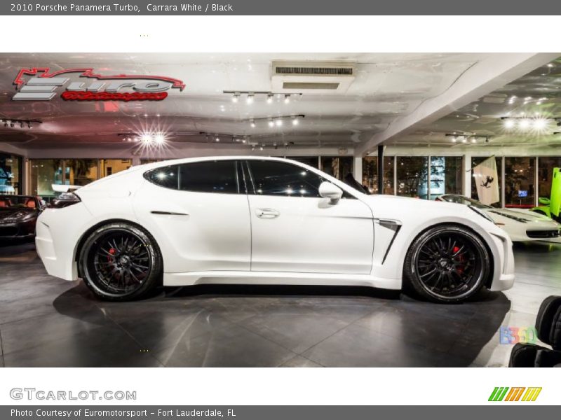 Carrara White / Black 2010 Porsche Panamera Turbo