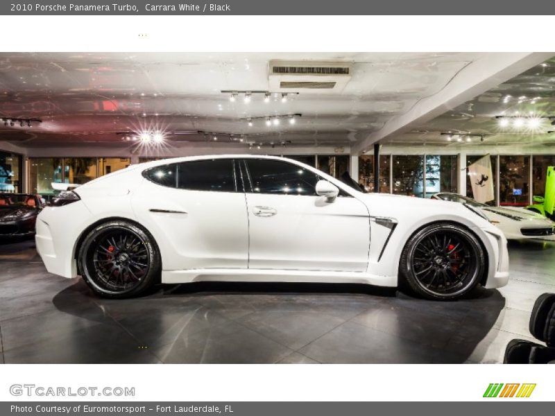 Carrara White / Black 2010 Porsche Panamera Turbo