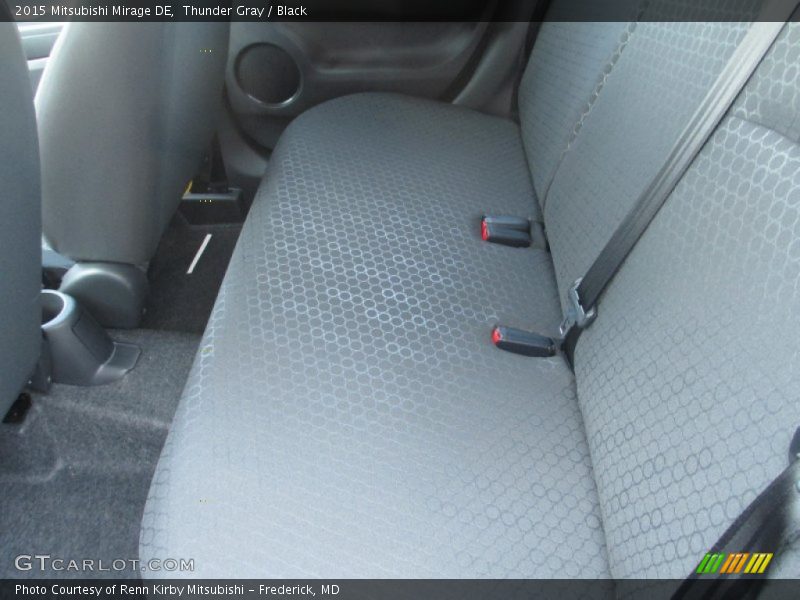 Thunder Gray / Black 2015 Mitsubishi Mirage DE