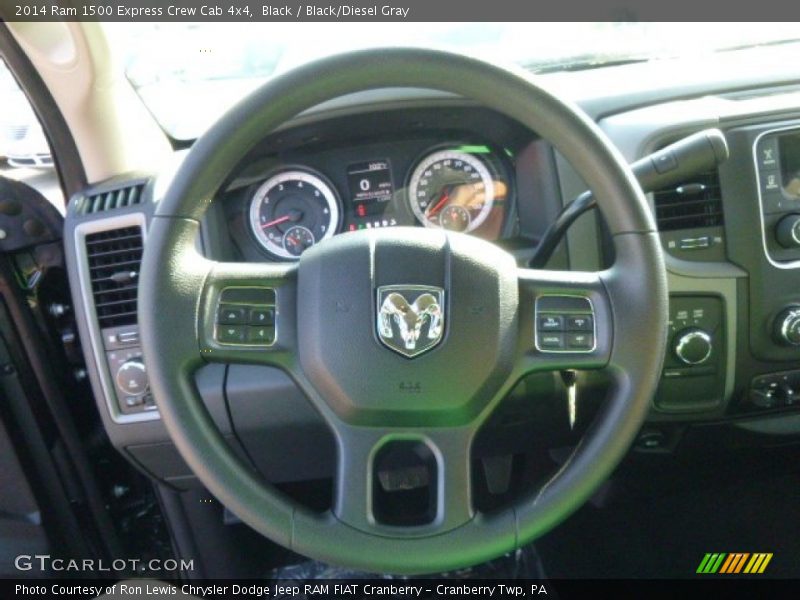 Black / Black/Diesel Gray 2014 Ram 1500 Express Crew Cab 4x4