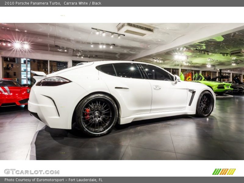 Carrara White / Black 2010 Porsche Panamera Turbo