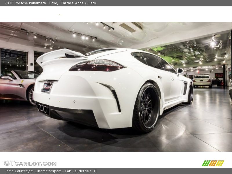 Carrara White / Black 2010 Porsche Panamera Turbo