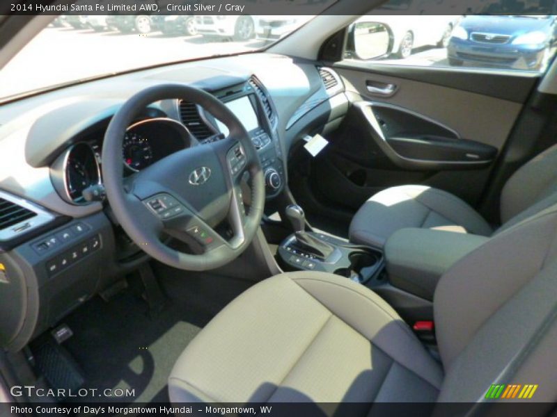 Circuit Silver / Gray 2014 Hyundai Santa Fe Limited AWD