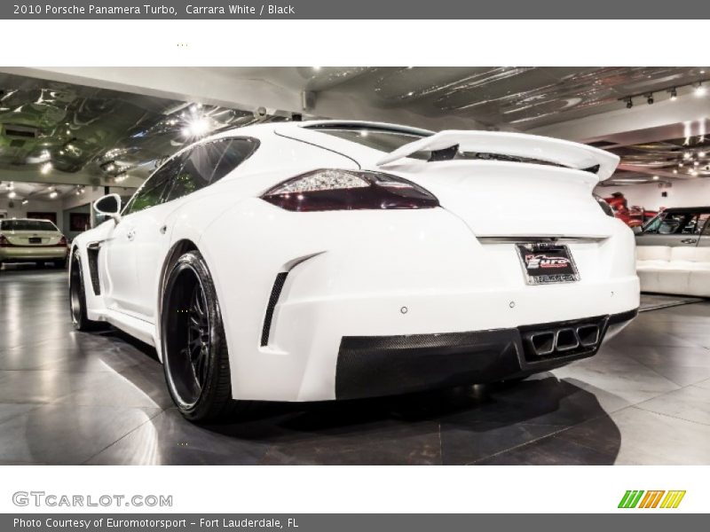 Carrara White / Black 2010 Porsche Panamera Turbo