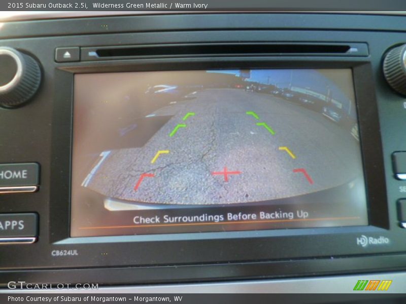 Wilderness Green Metallic / Warm Ivory 2015 Subaru Outback 2.5i
