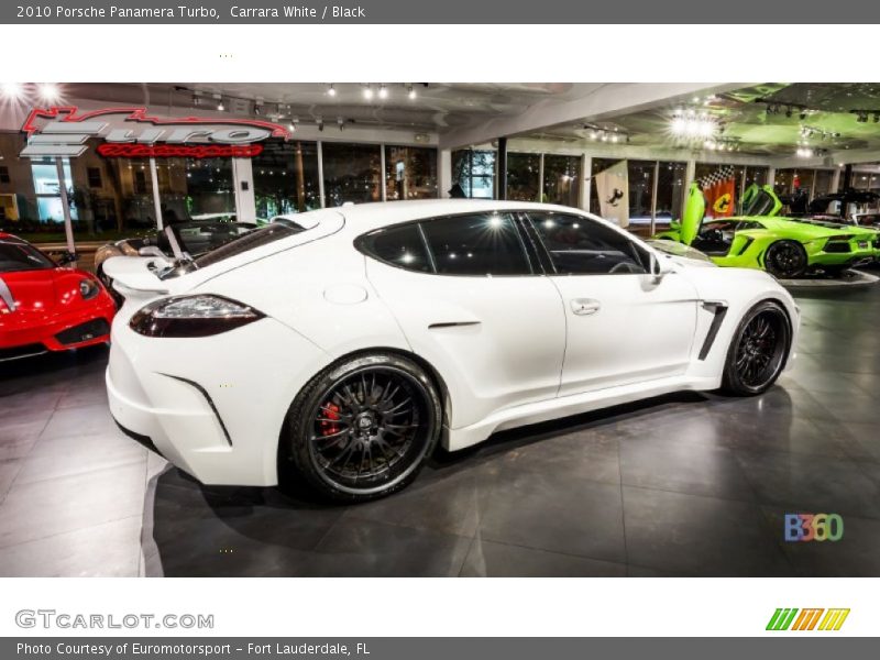 Carrara White / Black 2010 Porsche Panamera Turbo