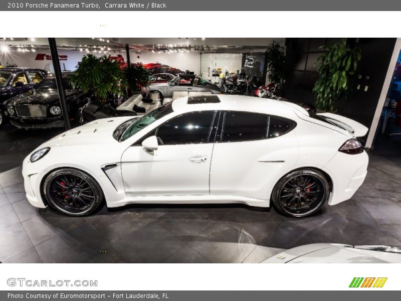 Carrara White / Black 2010 Porsche Panamera Turbo