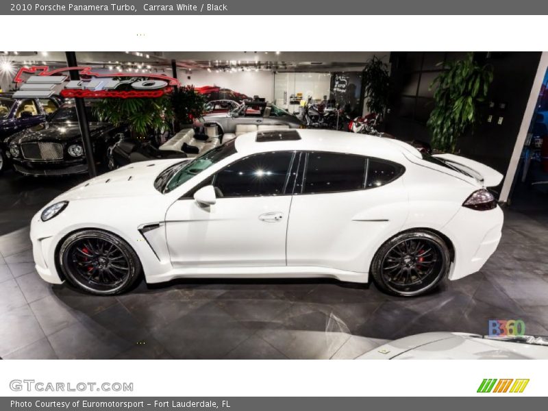 Carrara White / Black 2010 Porsche Panamera Turbo