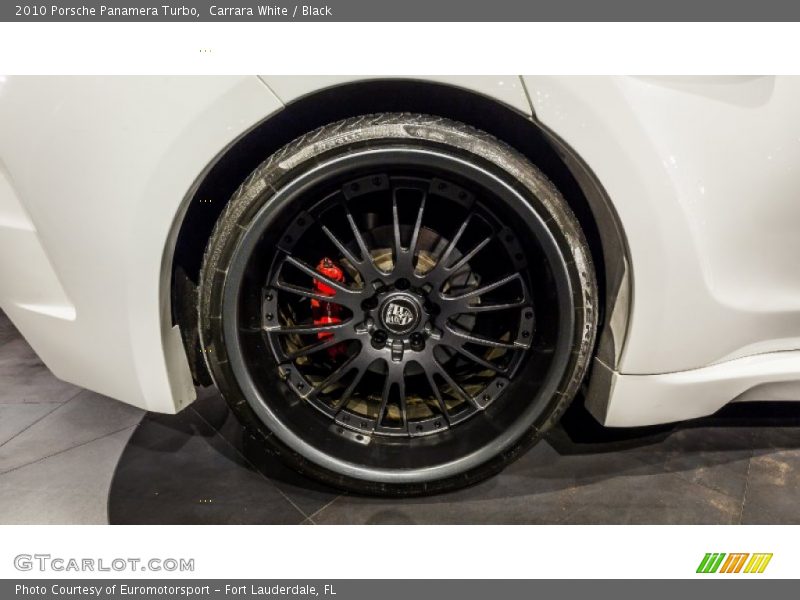 Carrara White / Black 2010 Porsche Panamera Turbo