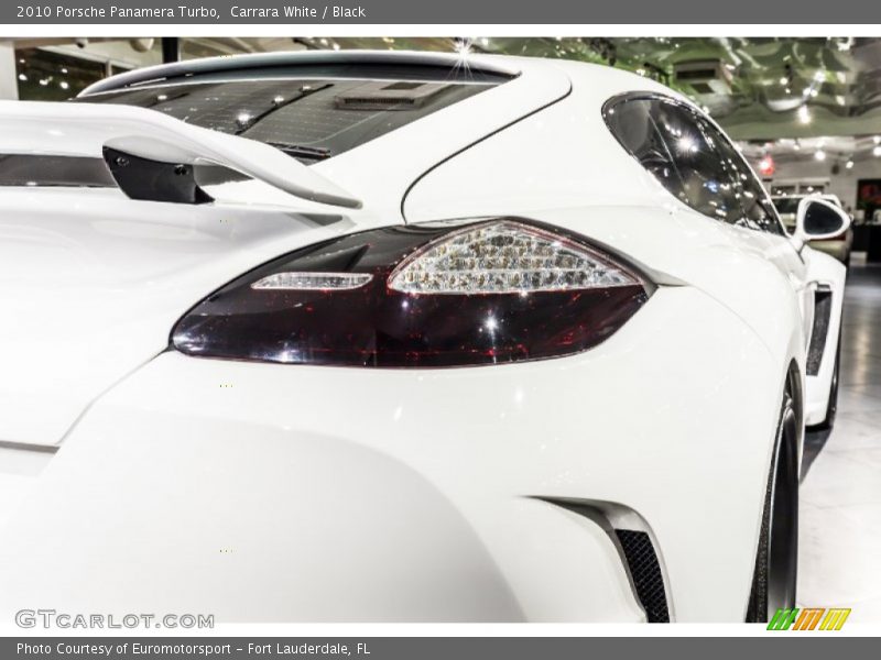 Carrara White / Black 2010 Porsche Panamera Turbo