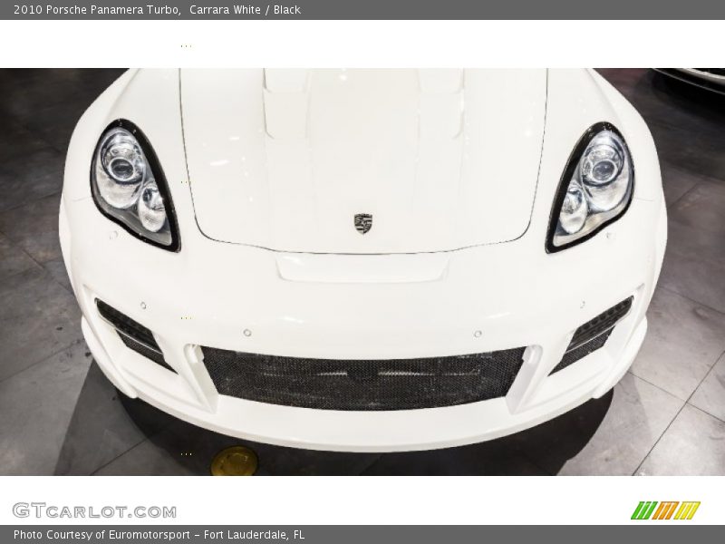 Carrara White / Black 2010 Porsche Panamera Turbo