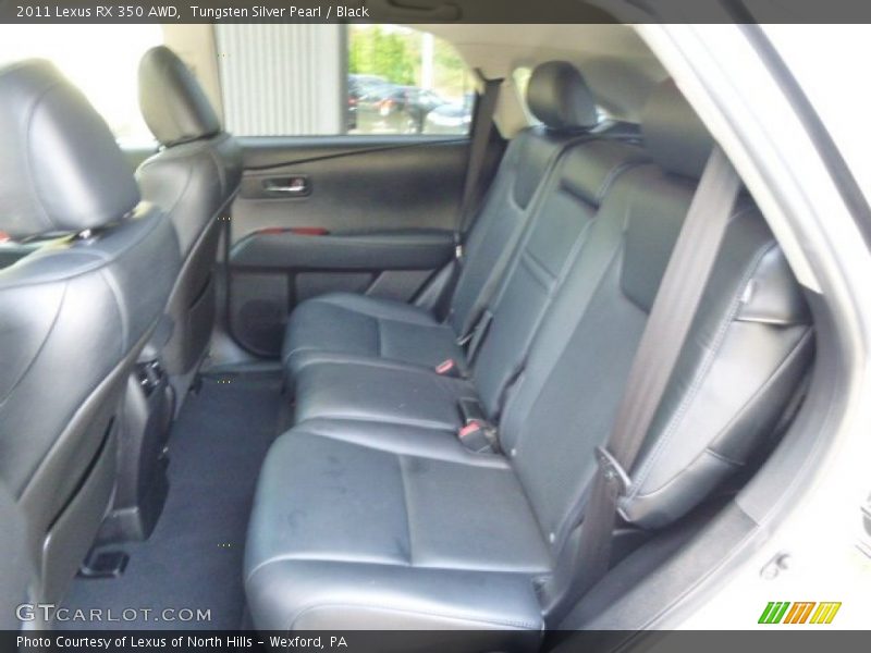 Tungsten Silver Pearl / Black 2011 Lexus RX 350 AWD
