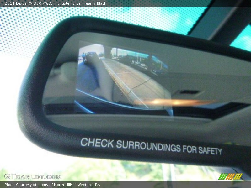 Tungsten Silver Pearl / Black 2011 Lexus RX 350 AWD