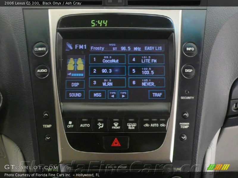Black Onyx / Ash Gray 2006 Lexus GS 300