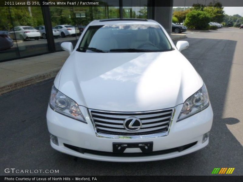 Starfire White Pearl / Parchment 2011 Lexus ES 350
