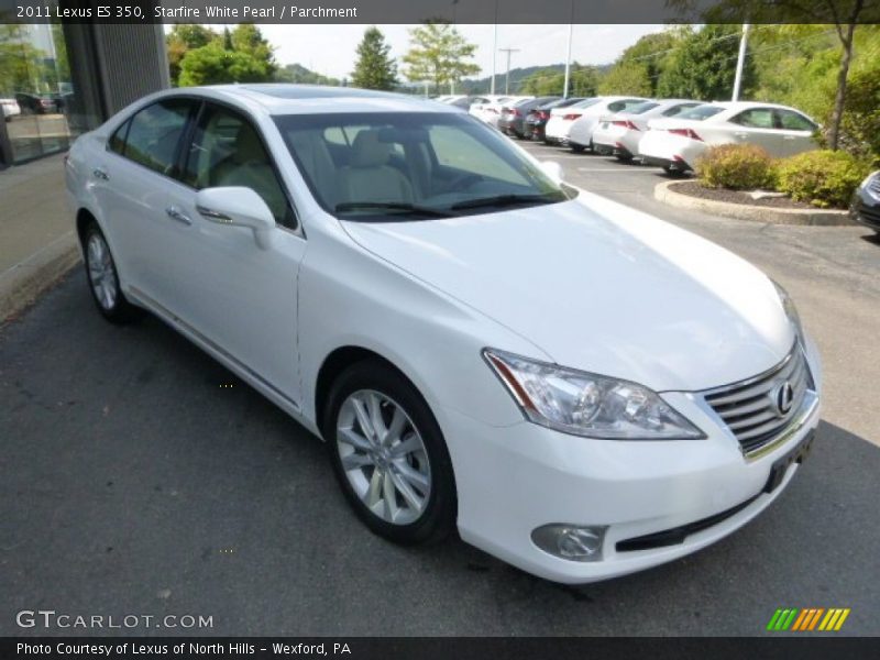 Starfire White Pearl / Parchment 2011 Lexus ES 350