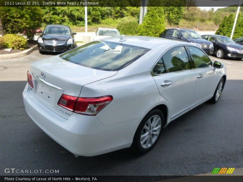 Starfire White Pearl / Parchment 2011 Lexus ES 350