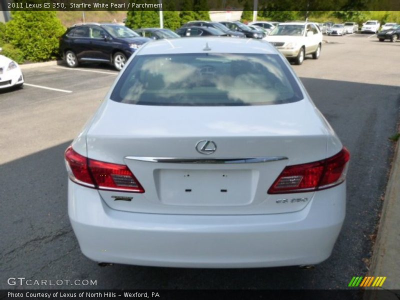 Starfire White Pearl / Parchment 2011 Lexus ES 350